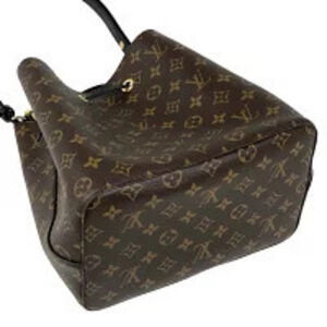 Louis Vuitton brown bag Monogram black Neo drawstring shoulder Noe
